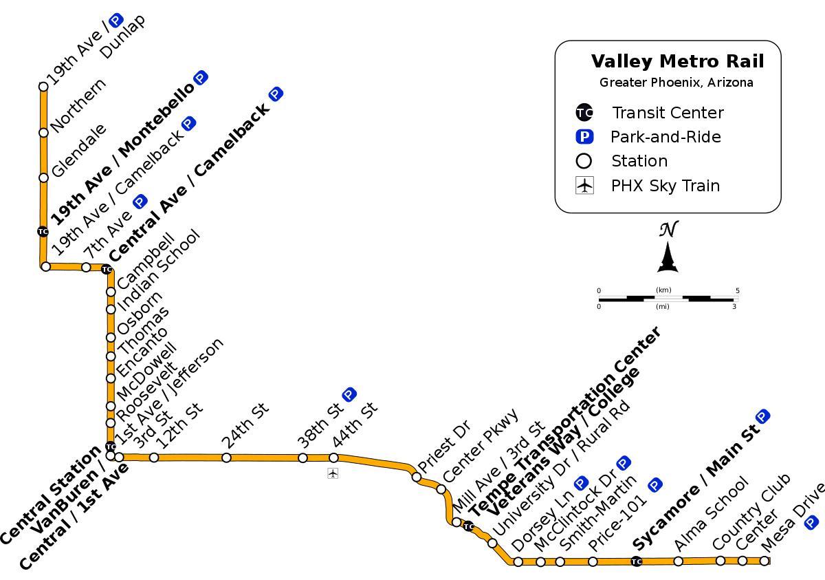 Metro vadisi marşrut xəritəsi