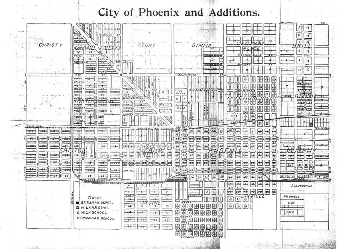 kart metropolitenin Phoenix