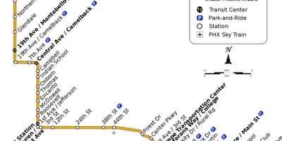 Metro vadisi marşrut xəritəsi